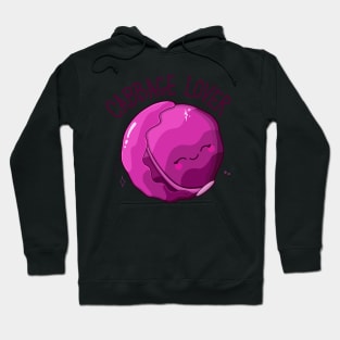 “Cabbage Lover” Cute Purple Cabbage Hoodie